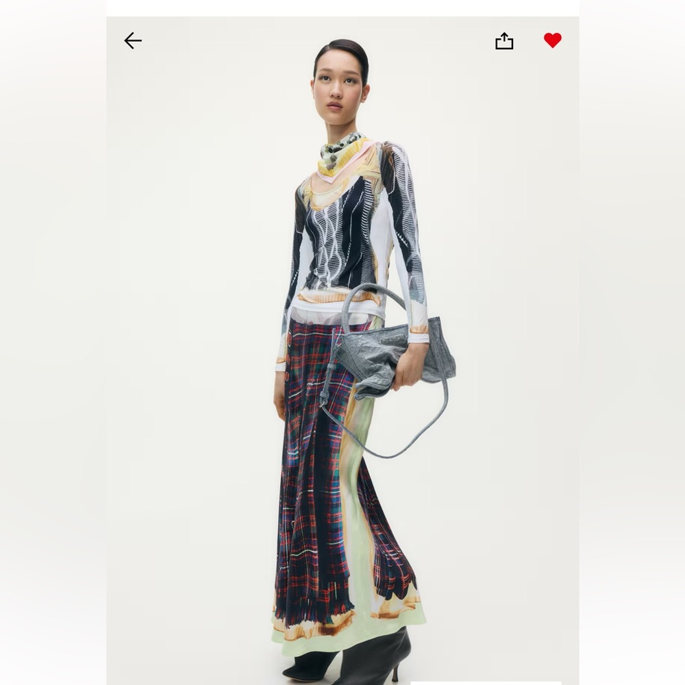 Stylish Multicolor Maxi Skirt